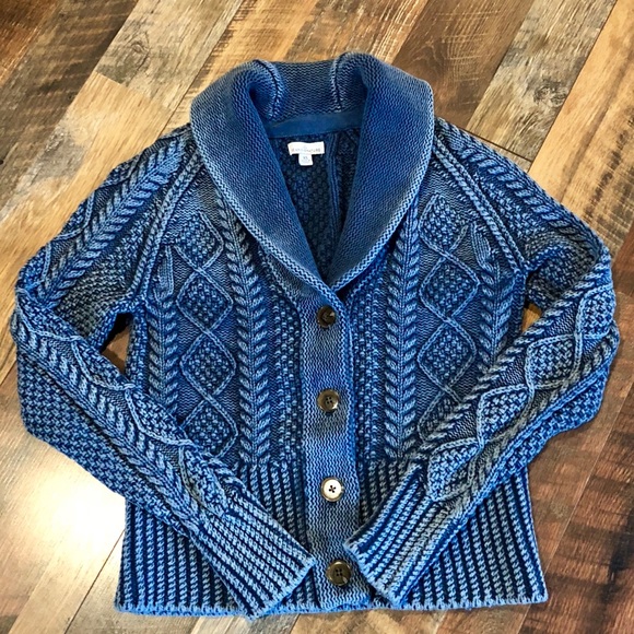 ll bean shawl collar cardigan